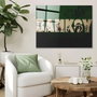 Wallity Cuadro Decorativo de Vidrio Templado Multicolor 70 x 100 cm